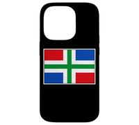 GRONINGEN PROVINCIAL FLAG NETHERLANDS HOLLAND DUTCH Case for iPhone 14 Pro