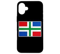 GRONINGEN PROVINCIAL FLAG NETHERLANDS HOLLAND DUTCH Case for iPhone 16 Plus