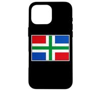 GRONINGEN PROVINCIAL FLAG NETHERLANDS HOLLAND DUTCH Case for iPhone 16 Pro Max