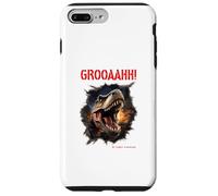 GROOAAHH! Dangerous like a Dino Danger Dinosaur T. Rex Case for iPhone 7 Plus/8 Plus