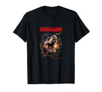 GROOAAHH! Dangerous Like a Dino Danger Dinosaur T. Rex T-Shirt