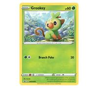 Grookey SWSH001 Holo Pokemon Promo Card (Sword & Shield Promo Series) + 1x TitanCards® Toploader