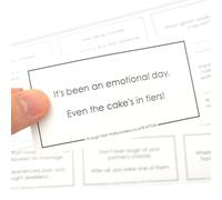 Groom and Groom Wedding Jokes and Conversation Starters | Sheet of 12 | Make & Fill Your Own Crackers