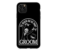 Groom Bride Til Death Do Us Part Skeleton Halloween Matching Case for iPhone 11 Pro Max