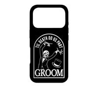 Groom Bride Til Death Do Us Part Skeleton Halloween Matching Case for iPhone 17 Pro