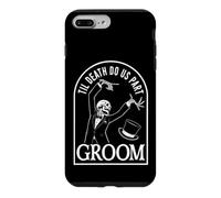 Groom Bride Til Death Do Us Part Skeleton Halloween Matching Case for iPhone 7 Plus/8 Plus
