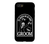 Groom Bride Til Death Do Us Part Skeleton Halloween Matching Case for iPhone SE (2020) / 7/8