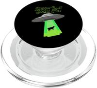 Groom Lake Social Club UFO Alien Abduction Meme PopSockets PopGrip for MagSafe