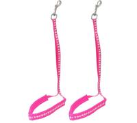 Groom Professional Allon Basic Noose With Padding Paw Print, 45 cm, Pink (Pack of 2)