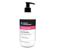 GROOM PROFESSIONAL Almond Detangle Dog Shampoo - Detangling Shampoo for Dogs - Deep Cleansing & Deodourising for Smelly Dogs - Helps Detangle Knots & Tangles - Coat Detangler for Matted Coats, 450ml