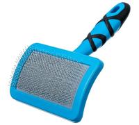 GROOM PROFESSIONAL Ball Pin Slicker Dog Brush - Soft Pad Dog Grooming Brush - Ideal for Dogs & Puppies with Sensitive Skin - Great for Long-Haired Dogs - Perfect for Gentle Grooming - Medium