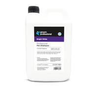 GROOM PROFESSIONAL Bright White Dog Shampoo - Coat Whitening Shampoo for Dogs - Enhances White Tones - Deep Cleansing Formula for Dirty Coats - Added Coconut Oil for Soothing Dry or Itchy Skin, 4L