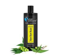 Groom Professional Bye Bye Buzz Dog Shampoo, Dog Flea Shampoo, Flea Repellent, Insect Repellent, Deep Cleaning, Suitable for all Coats, 450 ml