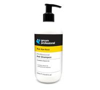 GROOM PROFESSIONAL Bye Bye Buzz Dog Shampoo - Flea deterrent - Contains Neem Oil for Soothing Irritated, Itchy Skin - Coconut Oil for Coat Conditioning - Deep Cleansing, 450ml