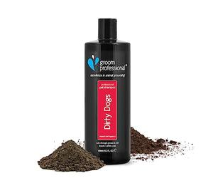 GROOM PROFESSIONAL Dirty Dogs Shampoo - Dog Shampoo for Smelly Dogs - Deep Cleansing for Stubborn Dirt, Odours & Stains - Removes Grime, Freshens & Conditions - Ideal for Dirty or Greasy Coats, 450ml