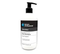 GROOM PROFESSIONAL More Black Dog Shampoo - Enhances Black Coats with Rich Colour & Shine - Deep Cleansing Formula to Remove Dirt, Debris & Grease from Smelly Dogs - Restores Dull & Dry Coats, 350ml