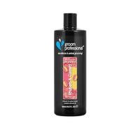 GROOM PROFESSIONAL Rhubarb and Custard Dog Shampoo - Deep Cleansing for Smelly Dogs - Adds Shine & Softness, Removes Dirt & Odours from Coat - Almond Oil to Soothe Itchy, Dry Skin - Sweet Scent, 450ml