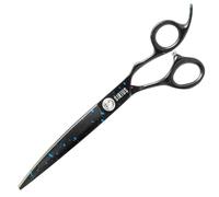 GROOM PROFESSIONAL Sirius Curved Dog Grooming Scissors - Professional Grooming Shears for Dogs - Ergonomic Design for Comfortable Handling - 440C Japanese Steel - Sharp Blades, 7.5 Inch