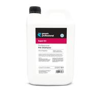 GROOM PROFESSIONAL Super Dri Dog Shampoo - Fast Drying & Deep Cleaning Formula - Ideal for Thick Coats - Removes Dirt, Debris & Grease from Smelly Dogs - Adds Shine & Softness to Coat, Fresh Scent, 4L