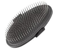 GROOM PROFESSIONAL Terrier Palm Pad Dog Brush - Dog Grooming Brush for Dematting - Perfect for Wooly & Wired Coats - Flexible Palm Pad with Stainless Steel Pins - Length - 13cm