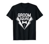 Groom Squad with a bow tie, bachelors party And Groomsmen T-Shirt