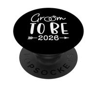Groom to be 2026 Future Husband Bachelor Wedding Matching PopSockets Adhesive PopGrip