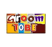 Groom To Be Chocolate Bar Wrapper Novelty Gift for Boyfriend Wedding Marriage #254 (with chocolate)