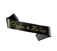 Groom To Be Sash Groom Sash For The Bachelor Party Decorations Bachelor Party Accessories Groom Gifts Bride And Groom Ash Bachelor Party Ash Bachelor Party Favors For Men Black And Gold Glitter