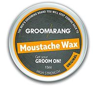 Groomarang Moustache & Beard Wax 15ml | Extra Strong Hold Styling Wax to Shape And Nourish Your Moustache and Beard | All-Natural, Organic, Cruelty Free | Gifts For Him