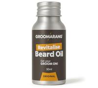 Groomarang Revitalise Beard Oil 30ml | Moisturiser & Conditioner For Soft Bearded Hair | 100% Natural, Organic & Vegan