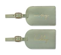 GroomBrideGifts Mr and Mrs Luggage Tags, Bridal Shower Gift, Honeymoon Travel Essentials, B Wife & Hubby, 4*3