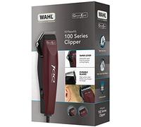 Wahl Hair Cutting Kit 100 Series – 10-piece Corded Clipper & Trimmer 79233-1017 – Burgundy