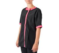 Groomers Amelia Boat Neck Jacket Black/Pink - XL Size: X Large