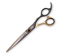 Groomers G:Hub Noir 7" 50T Thinning Professional Dog Grooming Scissors - Ergonomic Dog Thinning Scissors - Heavy Duty Stainless Steel