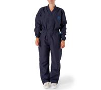Groomers Jemima Jumpsuit Navy with Turquoise Trim - Large Size: Large