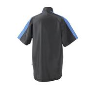 Groomers Lucio Mens Dog Grooming Top/Tunic - Quick Drying, Lightweight & Hair Resistant Pet Grooming Workwear - Black/Blue - Small