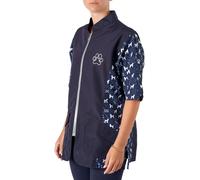 Groomers Penny Poodle Mandarin Collar Tunic Navy/Bling - Small Size: S