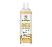 Groomers Professional Dog Shampoo Banana and Mango 500ml - pH Balanced and Paraben-Free - Quick Wash & Easy Rinse - Gentle Formula Suitable For Any Coat Type - Vegan-Friendly - Made in the UK