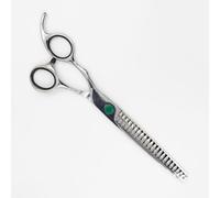 Groomers Simply G 7" Left-Handed 21T Chunker Professional Dog Grooming Scissors - Heavy Duty Stainless Steel