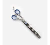 Groomers Topaz 7" Left-Handed 23T Chunker Professional Dog Grooming Scissors - Heavy Duty Stainless Steel