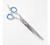 Groomers Topaz 7" Left-Handed 50T Double Sided Thinning Scissors