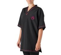 Groomers V-Neck Tunic Black/Pink