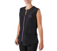 Groomers Winnie Waistcoat Black/Purple - Large Size: Large