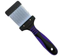 Groomers World - Firm Flexi Slicker Brush - Suitable for Poodle, Doodle, Bichon Dog Breeds - Small