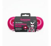 Groomi Deshedding & Grooming Brush for Dogs, Cats, Horses and Rabbits - Soft and Effective Pet Grooming Tools, Wide Shallow Comb, Smooth Trimmer for Cats, Dogs and Horses