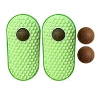Grooming Brush Cats Scratch Massage Brush Pet Self-Grooming Scratcher Catmint 2PCS Catmint Dog Supplies Scratcher