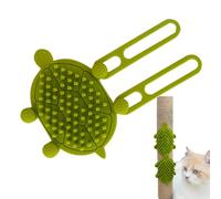 Grooming Brush - Silicone Cat Grooming Brush 4 Pieces | 4.92x0.2 Inch Cat Massager Brushes, Wall Corner Brushes for Scratching Face d