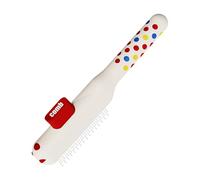 Grooming Brush - Undercoat Thinning Wand, Loose Fluff Collector, Click Release Plate, Top Performance, Veterinary Grade Supply, Large Blue Picker Long Hair
