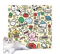 Grooming Cat Fabric Wrap | Textile Pet Handling Sheet | Reusable Secure Wrap With Lay Flat Design For Stress- Grooming | Versatile Pouch For Veterinary Care, Cosmetic Carrying, Travel