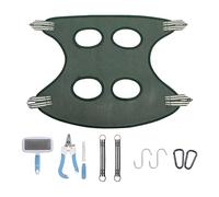 Grooming Cat Sling - Dog Hanger, Pet Grooming Hammock, 10 Piece Dog Hammock Set for Grooming Kit - Pet Nail File Board Set, Dog Nail Clippers Holder, Cat Harness